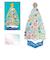 【クリスマス】ホールマーク（Hallmark）　立体クリスマスカード　レーザーカット　846855　カラフル結晶ツリー