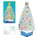 【クリスマス】ホールマーク（Hallmark）　立体クリスマスカード　レーザーカット　846855　カラフル結晶ツリー