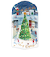 【クリスマス】ホールマーク（Hallmark）　立体クリスマスカード　846909　クリスマスタウンにツリー