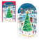 【クリスマス】ホールマーク（Hallmark）　立体クリスマスカード　846909　クリスマスタウンにツリー