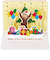 【クリスマス】ホールマーク（Hallmark）　立体クリスマスカード　おさるのジョージ　846824　クリスマスリース
