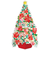 【クリスマス】ホールマーク（Hallmark）　立体クリスマスカード　846923　ポインセチアツリー