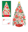【クリスマス】ホールマーク（Hallmark）　立体クリスマスカード　846923　ポインセチアツリー