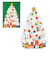 【クリスマス】ホールマーク（Hallmark）　立体クリスマスカード　846862　スライドホワイトツリー