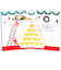 【クリスマス】ホールマーク（Hallmark）　立体クリスマスカード　847050　シャンパンタワーでお祝い