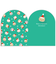 【クリスマス】ホールマーク（Hallmark）　二つ折りクリスマスカード　847098　バネねこフェイス