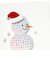 【クリスマス】ホールマーク（Hallmark）　輸入カード　クリスマスカード　シグネチャー　842925　Disco　Ball　Santa　Snowman