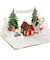 【クリスマス】ホールマーク（Hallmark）　輸入カード　シグネチャー・ペーパー・ワンダー　３Dポップアップクリスマスカード　829445　Santa’s　W