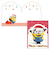 【クリスマス】ホールマーク（Hallmark）　クリスマスミニカード　ミニオンズ　ミニオン　847258　ボブ