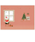 【クリスマス】ホールマーク（Hallmark）　二つ折りクリスマスカード　847074　窓辺の犬
