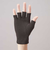 光電子　FREEKNOT　ジッとしていても温かい　インナーグローブ　5本カット　Y4609－S－90　ブラック