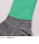 SOLFIBER　FREEKNOT　ジッとしていても温かい　レイヤーテック　バイカラーリブソックス　Y5144－26－60　グリーン