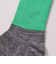 SOLFIBER　FREEKNOT　ジッとしていても温かい　レイヤーテック　バイカラーリブソックス　Y5144－23－60　グリーン