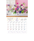 【2026年版・壁掛】　インプレス　幸せを呼び込む　Happy　Flower　Calendar
