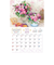 【2026年版・壁掛】　インプレス　幸せを呼び込む　Happy　Flower　Calendar