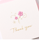 EASE（イーズ）　サンキューミニカード　スクエア　GT1328花ピンク