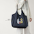 ムーミン（MOOMIN）　リッチな刺繍のトートバッグ　RMPK-01　ネイビー(ムーミン、ミイ、スナフキン)