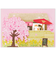 ホールマーク（Hallmark）　多目的　春柄立体カード　桜の茶屋
