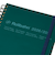 【2026年3月始まり】　デルフォニックス（DELFONICS）　ロルバーンダイアリー　L　マンスリーブロック　360002_288　ダークグリーン　月曜始まり