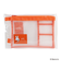 クツワ（KUTSUWA）　ミッフィー　ステーショナリーケース　MF985B　オレンジ