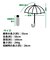 ゼロアンド（-0＆）×ラディクール（RADICOOL）　晴雨兼用折りたたみ傘　自動開閉　55cm　ベージュ