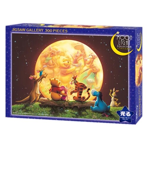 テンヨー ジグソーパズル〈光る〉 「ムーンライト パーティー（くまの