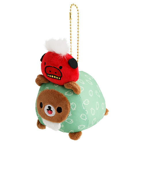 サンエックス リラックマ ぶらさげぬいぐるみ ししまい・チャイロイ