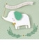 ホールマーク（Hallmark）　赤ちゃん誕生お祝い　シグニチャー　821401　CONGRATULATIONS　with　Elephant