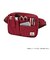 クツワ（KUTSUWA）　文具エプロンバッグ　マチ付き　レッド　【数量限定】