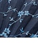 ハンズオリジナル　扇子　フラワー刺繍　ネイビー　SBVT－f－MP004