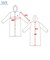 アウトドアプロダクツ（OUTDOOR　PRODUCTS）　レインコート　男女兼用　L　ネイビー
