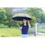 コジット　遮夏クール晴雨兼用傘　ロング　92554　ブルー