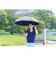 コジット　遮夏クール晴雨兼用傘　ロング　92554　ブルー