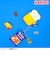ハリボー（HARIBO）　ミニクッションキーホルダー　スターミックス