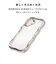 【iPhone17】　ハミィ（Hamee）　iFace　BeBling　Wave　クリアケース　ホワイトオーロラ