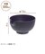 サブヒロモリ　わだん　片口抹茶椀　300mL　PUN4338－25　墨刷毛目