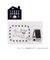 コマモノラボ（Komamono　Lab）　街並みスタンプフレーム　クリアスタンプ付き　L　KO631001　ブラック