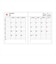 【2026年9月始まり】　マークス（MARK'S）　ノートブックカレンダー　S　縦型　マンスリーブロック　27ADR-NB11-OR　マンダリンオレンジ　月曜始
