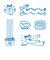 キングジム（KING　JIM）　透明スタンプ「氷印」　6個セット　CLSSAC－003　チュウカセット
