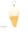 ニキ（NICI）　キーホルダー　アイスクリーム　バニラ＋ハチドリ