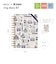 【2026年12月始まり】　クレイド（kleid）　eric×Kleid　ring　diary　B7　マンスリーブロック　No.8606-01　White　月曜
