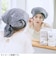 トットノウ（tot／now）　美容師がつくった　髪とお肌をまもるヘアバスタオル　mini　グレー