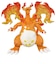タカラトミー（TAKARA　TOMY）　ポケットモンスター　モンコレ　リザードン（キョダイマックスのすがた）