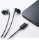 エレコム（ELECOM）　マイク付き　有線イヤホン　USB　TypeーC（TM）　カナル型　EHP-DF19CMBK　ブラック