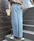 【2サイズ展開】【KELLY】vintagedenimタイトスリットスカート