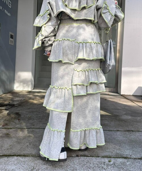 HELLO.SANFRANCISCO】ランダムフリルスカート｜チャオパニック