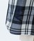 【ユニセックス】バスケット編みメッシュチェックシャツ