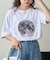 【主役級Tee！】ムーンクレーターロゴプリントTee