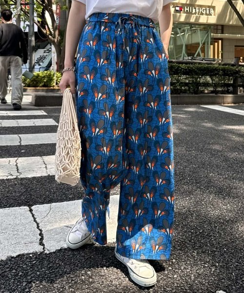 cardo fabrica アフリカンバティックテーパードイージーパンツ cardo fabrica アフリカンバティックテーパードイージーパンツ