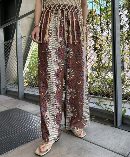 cardo fabrica アフリカンバティックテーパードイージーパンツ cardo fabrica アフリカンバティックテーパードイージーパンツ